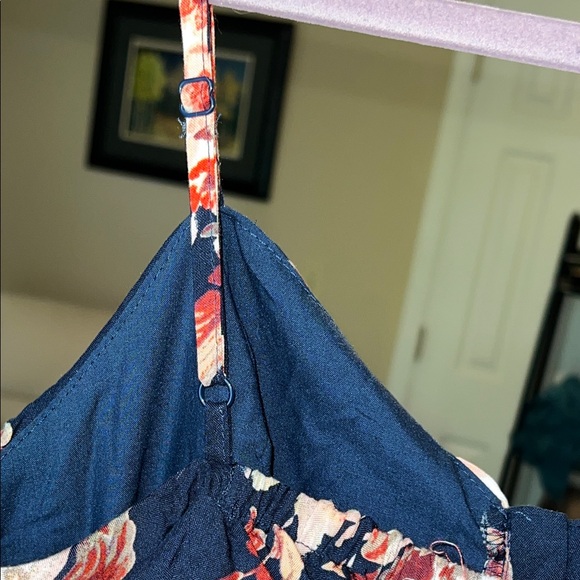 Floral Maxi Dress with Slit - Picture 9 of 11